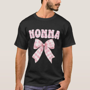 T-shirt Ruban rose coquette de Nonna pour fille d'annivers