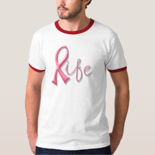T-shirt Ruban rose de la vie