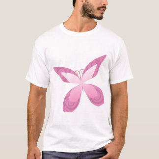 T-shirt Ruban rose de papillon