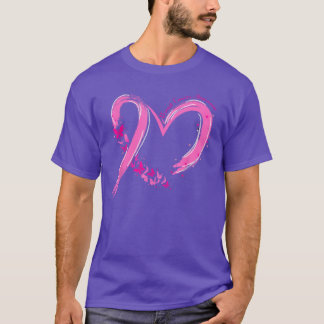 T-shirt Ruban rose de sensibilisation au cancer du sein Pa