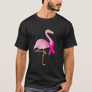 T-shirt Ruban rose flamand Cancer du sein Flotte de sensib