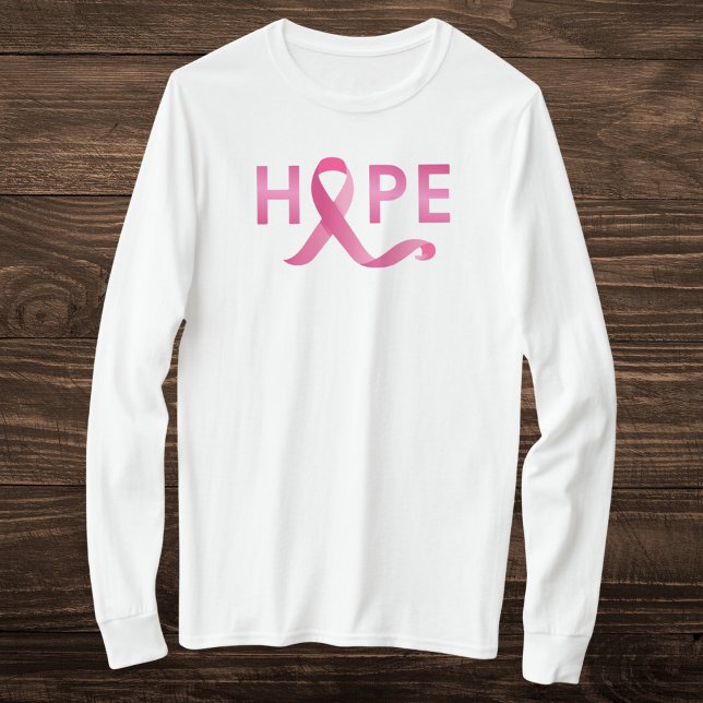 T-shirt Ruban rose HOPE Sensibilisation au cancer du sein (Créateur téléchargé)