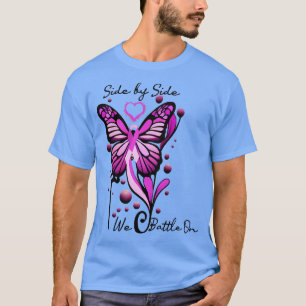 T-shirt Ruban rose papillon de sensibilisation