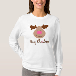 T-shirt Ruban rose Rudolph