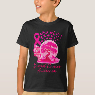 T-shirt Ruban rose Sakura Bonsai Tree Mont Fuji Japonais