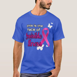 T-shirt Ruban rose Sensibilisation aux maladies invisibles