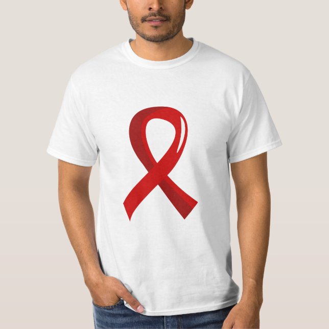 T-shirt Ruban rouge 3 de SIDA (Devant)