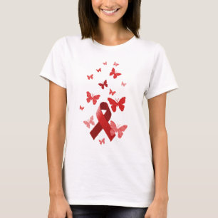 T-shirt Ruban rouge de conscience