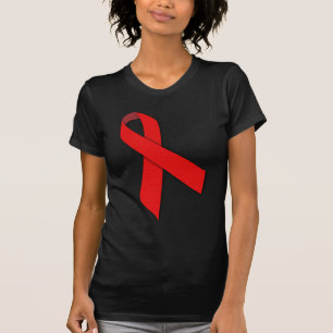 T-shirt Ruban rouge de solidarité des personnes vivant