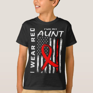 T-shirt Ruban Rouge Pour La Journée De Sensibilisation À L