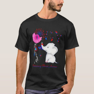 T-shirt Ruban Sensibilisation à la fibrose pulmonaire des