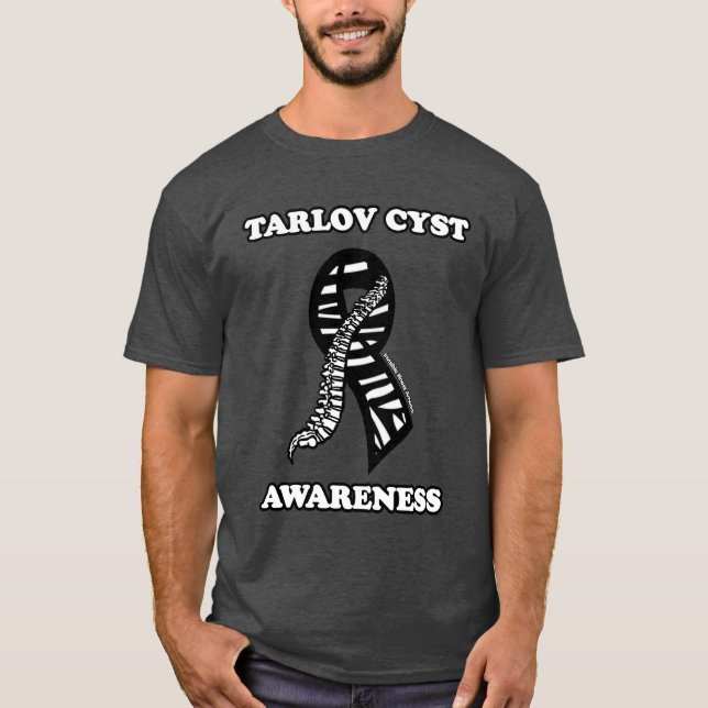 T-shirt Ruban/Sensibilisation...Cyst Tarlov (Devant)