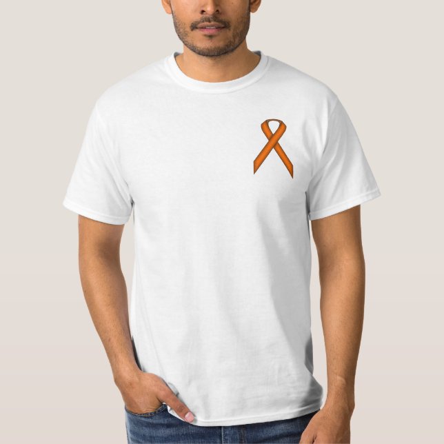 T-shirt Ruban standard orange (Devant)