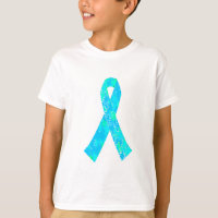Ruban turquoise de motif de casse-tête de bleu de