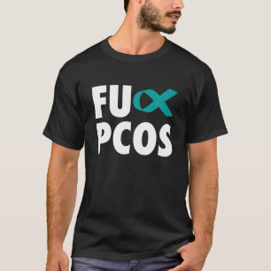 T-shirt Ruban Turquoise du syndrome d'ovarius polykystique