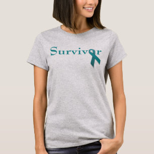 T-shirt Ruban turquoise survivant