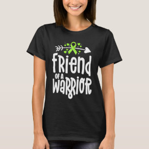 T-shirt Ruban Vert Citron Ami D'un Guerrier Maladie de Lym
