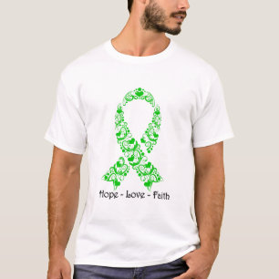 T-shirt Ruban vert de conscience d'espoir