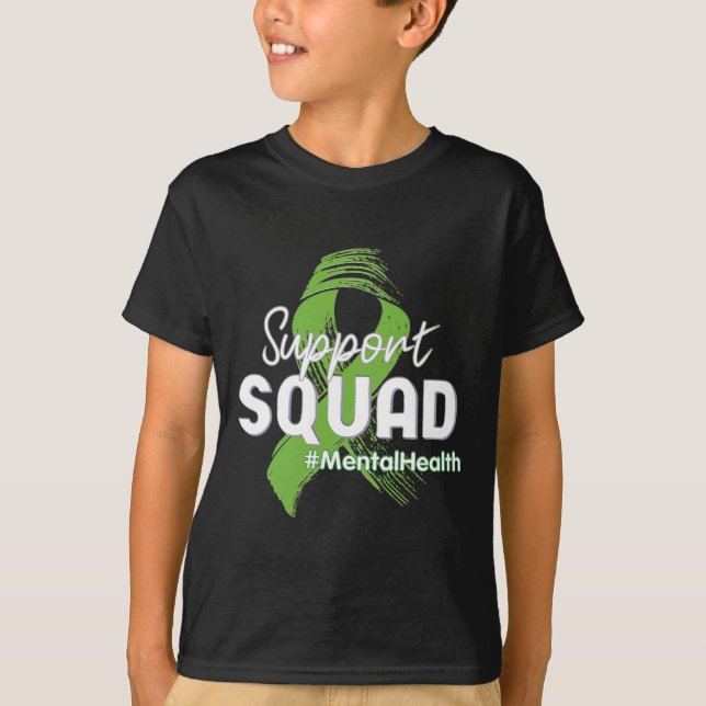 T-shirt Ruban vert pour la chaux de sensibilisation à la s (Devant)