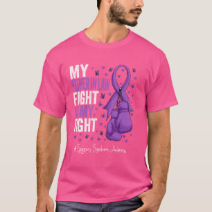 T-shirt Ruban Violet Beau-père Syndrome de Sjogren Awa