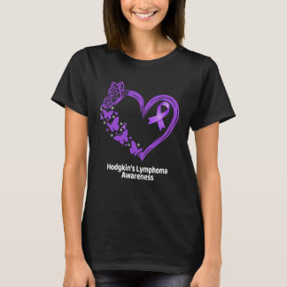 T-shirt Ruban Violet de Sensibilisation au Lymphome de Hod