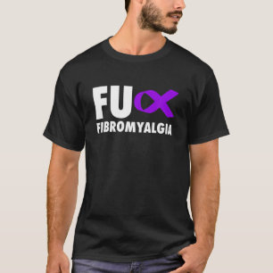 T-shirt Ruban violet FU Fibromyalgia - Fibro