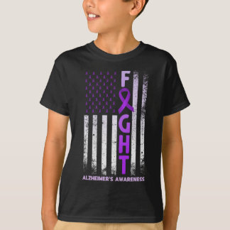 T-shirt Ruban Violet Lutte Heimerheimer Sensibilisation Ét