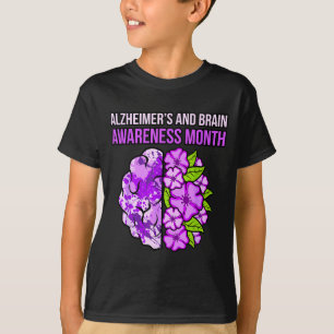 T-shirt Ruban Violet Mois de la sensibilisation à la malad