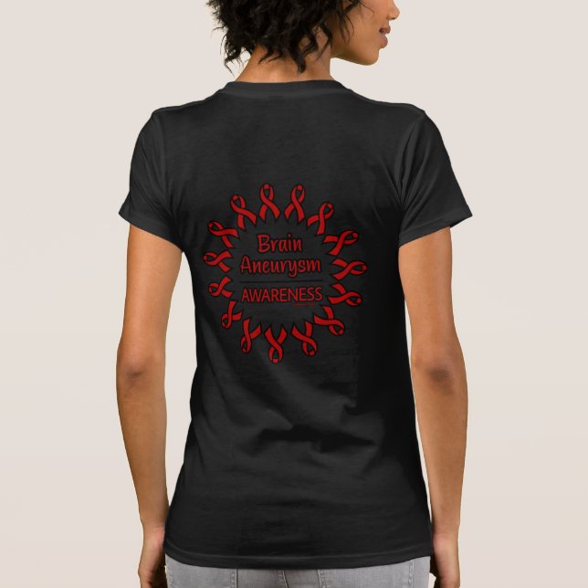 T-shirt Rubans/Cercle...Aneurysme cérébral (Dos)