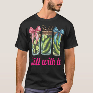 T-shirt Rubans Coquette de Cornichons en Conserve Avec un