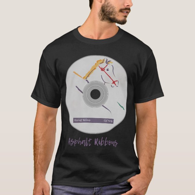 T-SHIRT RUBANS D'ASPHALTE CD (Devant)