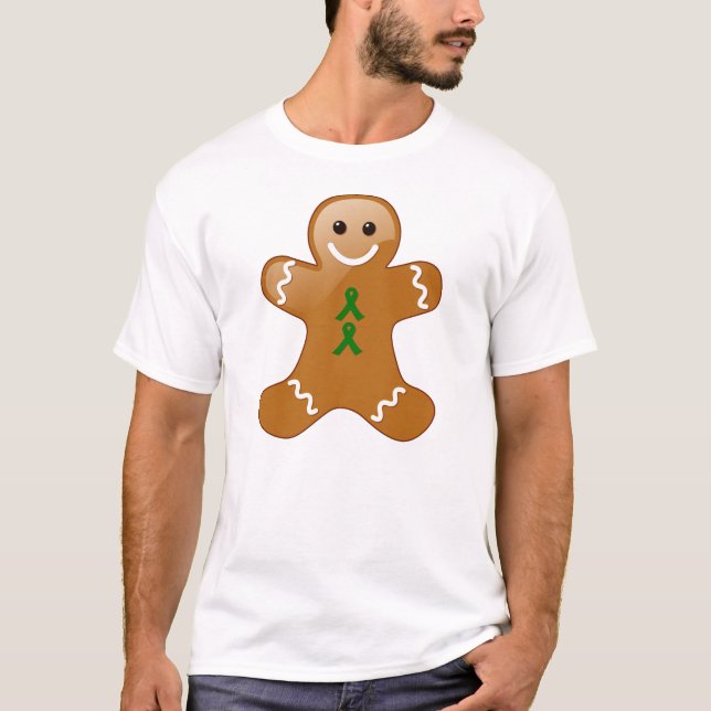 T-shirt Rubans de sensibilisation écologique pour homme en (Devant)