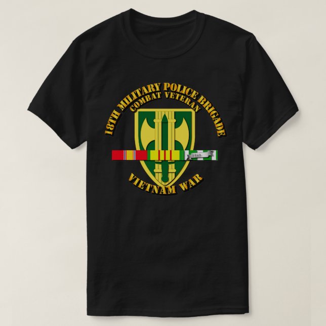T-shirt Rubans SVC 18e MP Bde Vietnamw (Design devant)
