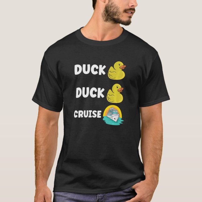 T-shirt Rubber Duck Boating Boat Captain Cruise Ship Cruis (Devant)