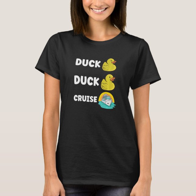 T-shirt Rubber Duck Boating Boat Captain Cruise Ship Cruis (Devant)