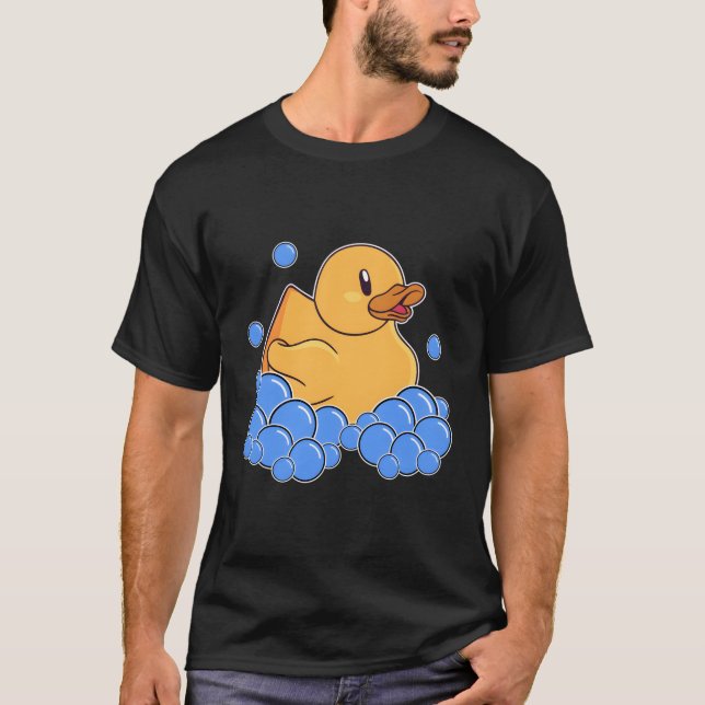 T-shirt Rubber Duck Dons Bain Temps Rubber Ducky Pour Chri (Devant)