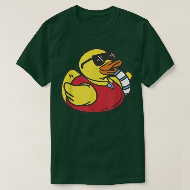 T-shirt Rubber Duck Summer Party Duck Cool Rubber Ducky Li (Design devant)