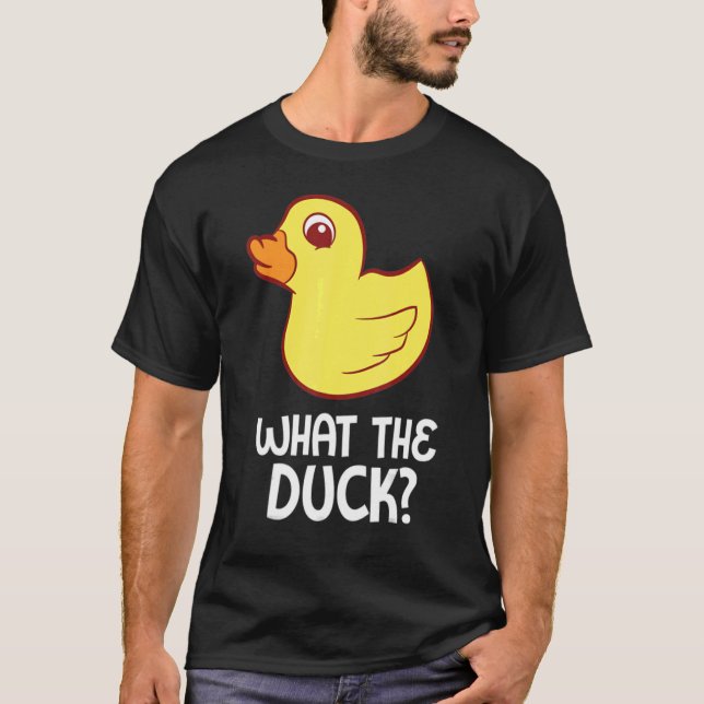 T-shirt Rubber Duck What Duck Rubber Duck (Devant)