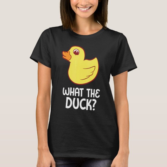T-shirt Rubber Duck What Duck Rubber Duck (Devant)