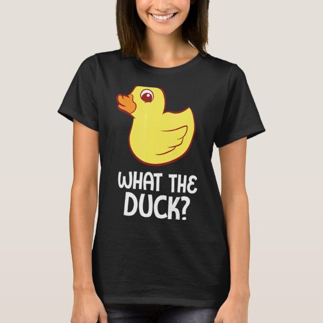 T-shirt Rubber Duck What Duck Rubber Duck (Devant)