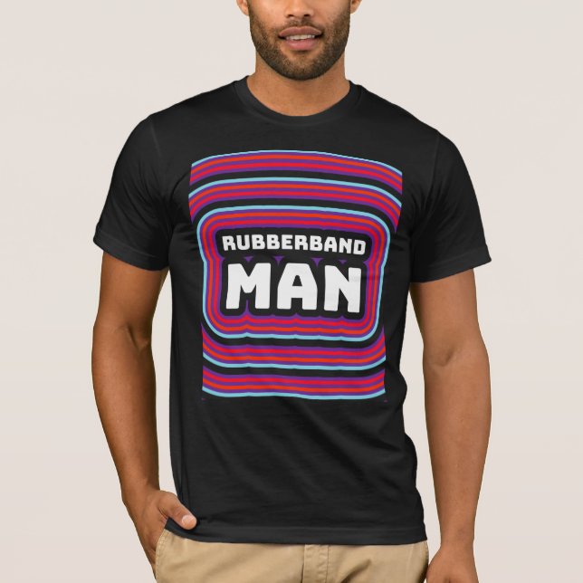 T-SHIRT RUBBERBAND MAN MENS ANNIVERSAIRE DES ANNÉES 1970 T (Devant)