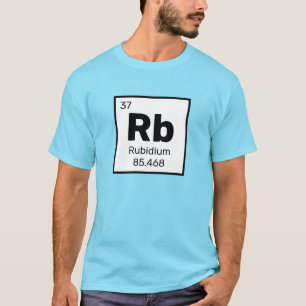 T-shirt Rubidium / Tableau Périodique - Chemise T Élément 