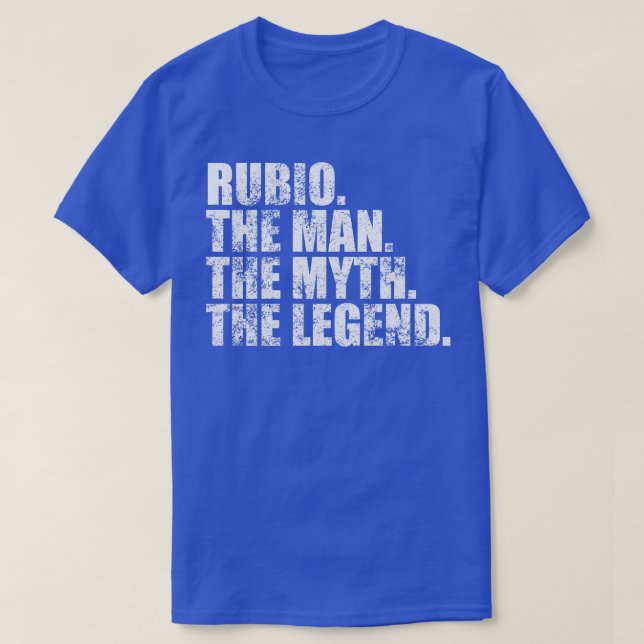 T-shirt RubioRubio Nom de famille Rubio Nom de famille Rub (Design devant)