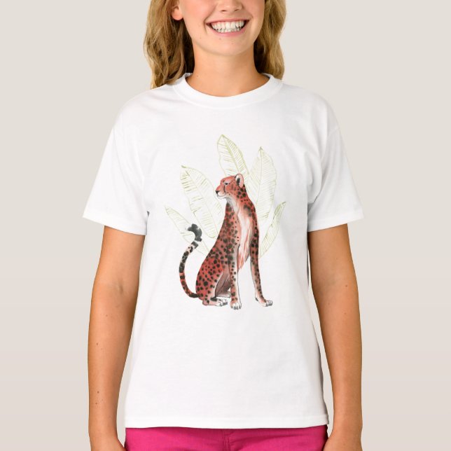 T-shirt Ruby Runner Leopard (Devant)