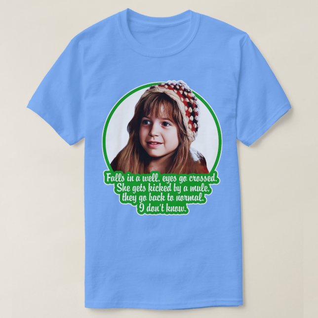 T-shirt Ruby Sue à coups de pied par une mule (Design devant)