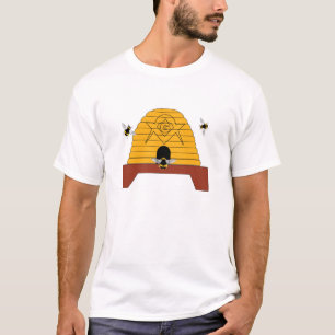 T-shirt Ruche maçonnique d'abeille