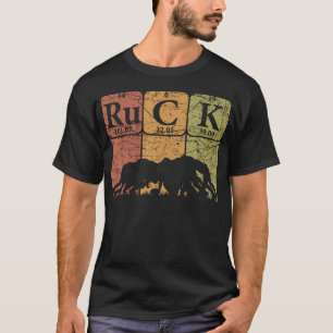 T-shirt Ruck Rugby éléments de table périodique Joueur de 