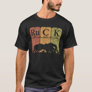 T-shirt Ruck Rugby éléments de table périodique Rugby Joue