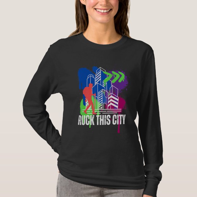 T-shirt Ruck This City Urban Hiking Rucksack Backpack Work (Devant)