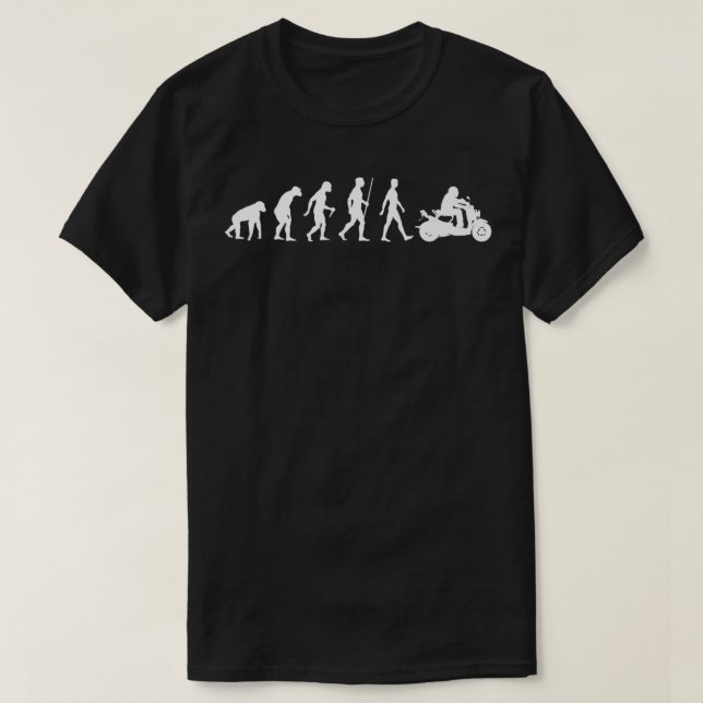T-shirt Ruckus Evolution Man Motorcycle Artwork Premium (Design devant)
